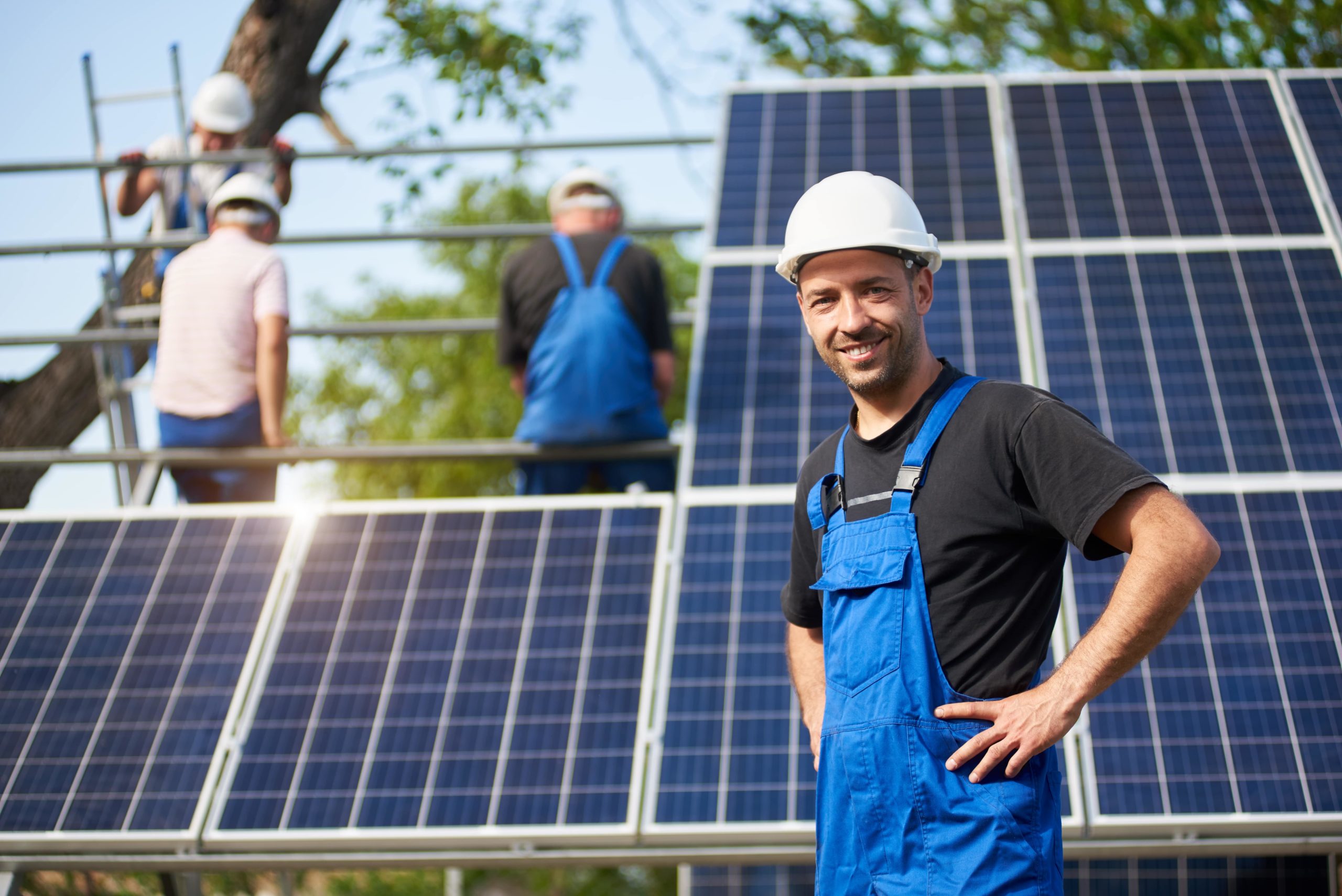 General Contractor working on Solar Panels - Solar Panel Companies Near Me - Get Your Quote