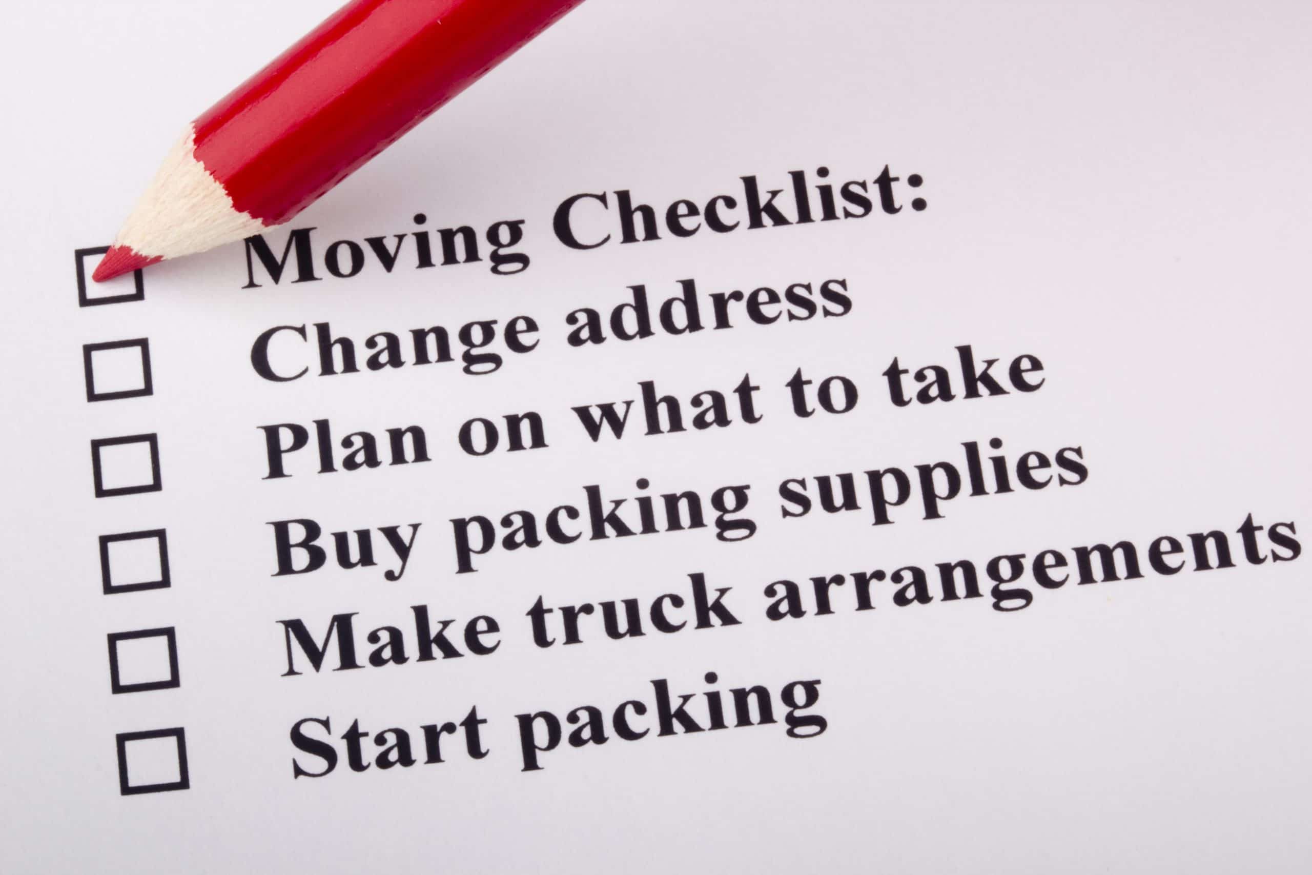 Moving Checklist - Things to Do Before Hiring a Moving Company - Get Your Quote