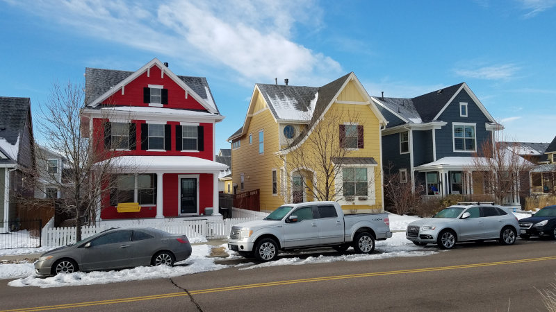 denver houses painted different colors