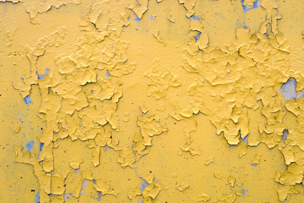 peeling-yellow-paint